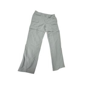 "THE NORTH FACE" Womens Cream Khakis SZ‎ 6 CONVERTIBLE Outdoor Hiking Work Pants